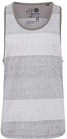 !Solid SDCharan Herren Tank Top Shirt, L, Light Grey (2325)