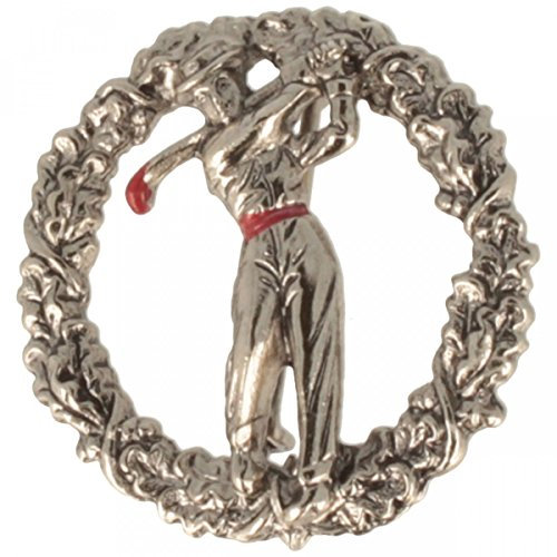 Breiter Sport Hutanstecker Hutabzeichen Hutschmuck Anstecker für Golf aus 100% Messing Pin Brosche