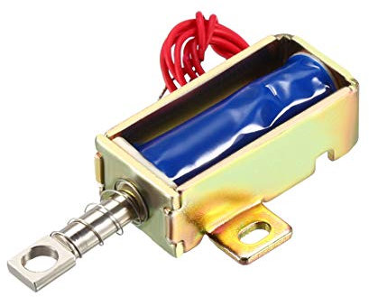 sourcing map Elektromagnetisches Mini-Magnetschloss, DC 12 V, 2 A, 5 mm