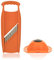 Börner Welle-Waffel PowerLine Wellenschneider + Fruchthalter (2er Set) • Gemüseschneider für Wellen- & Waffelschnitt • Hobel für Gitterkartoffeln & Pommes • Wellenhobel • Farbe: Orange