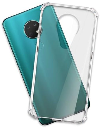 mtb more energy® Case Soft Armor kompatibel mit Nokia 6.2, Nokia 7.2 (6.3'') - Anti Shock Verstärkung - 1,5mm TPU - Schutz-Hülle Cover Tasche Handyhülle