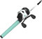 Zebco Roam Spincast-Rolle und Teleskop-Angelruten-Set, ausziehbar von 47–1,83 m, ComfortGrip-Rutengriff, Quickset-Anti-Rücklaufrolle, Meerschaum, 30