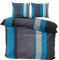 Class Home Collection Bettwäsche 200x220 – Bettwäsche-Sets mit Bettbezug 200 x 220 und Kissenbezug 80x80 – Bettwäsche 200x220 Baumwolle – Bettwäsche Bettbezug mit Reißverschluss Wind Blau