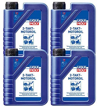 ILODA 4X Original Liqui Moly 1L 2-Takt-Motoroil Motoröl Motorenöl 2T 1052
