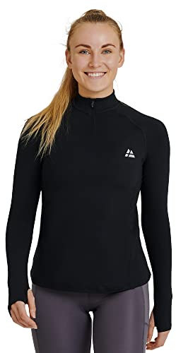 DANISH ENDURANCE Sport-Shirt, Stretch, Langarm, für Damen XS Schwarz