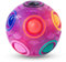 Vdealen Regenbogenball Magischer Puzzleball Zappelball Spiel Spaß Stressabbau Geschicklichkeitsspiele Pädagogische Spielzeug Denksport Ball Spielzeug Knobelspiel für Kinder Teens & Erwachsene