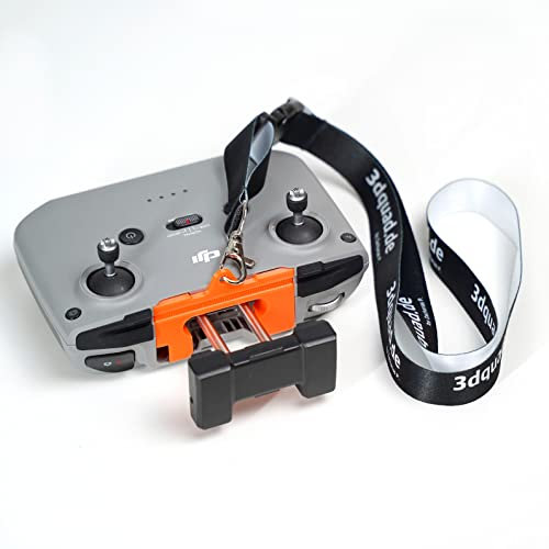 Senderplatte + Umhängeband passend für DJI Mavic 3, Air 2/ 2S und Mini 2 Controller (Orange)