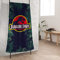 CTI Jurassik Jurassic Park Legacy Strandtuch 75x150 cm, Baumwolle, Schwarz, 75x150