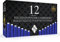 Wordsworth & Black 12 Pack Fountain Pen Ink Refills - Set of 12 Blue Ink Cartridges - International Standard Size - Length APPR 2.3 - Base Diameter APPR 0.24 - Disposable and Generic