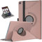 360 Rotate Case for Samsung Galaxy Tab A7 10.4 (2020) T500 T505 Leather Stand Cover (Rose Gold)