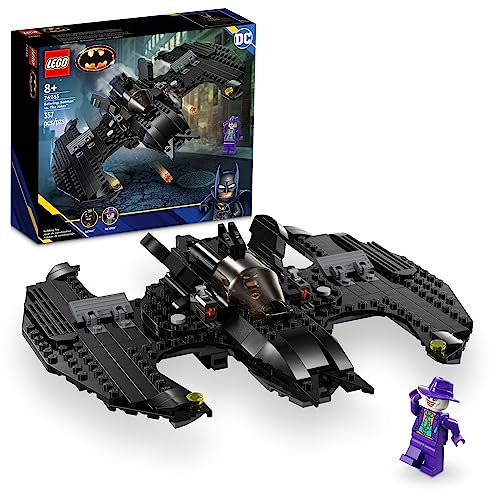 LEGO DC Batwing - Batman vs. The Joker 76265 DC Super Hero Spielset, enthält 2 Minifiguren und EIN Batwing-Spielzeug basierend auf DCS ikonischem Batman-Film von 1989, DC Geburtstagsgeschenk für