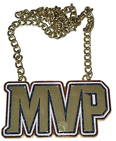 Express Medals XL Metal MVP Champ Chain Trophy Award with Black Velvet Presentation Bag.