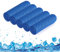 Meisax 5 Stück Kühlendes Handtuch, Kühlhandtuch Cool Towel, Sport Mikrofaser Handtuch Kältetuch, Atmungsaktives Kühltücher Eishandtuch für Laufen Tennis Fitnessstudio