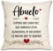 Regalo para el Abuelo: Cojín Personalizado 'Te Quiero Mucho' - Funda de 45x45 cm para Cumpleaños y Día del Padre