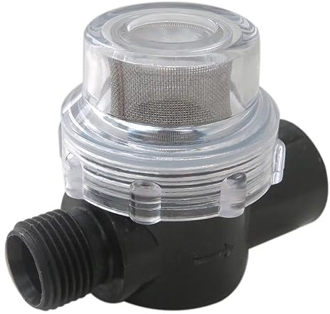 NGHTMRE 255213 Water Pump Strainer for Filter RV Camper Marine Boat Stainless Steel 1/2 pipe male inlet 15-085-00