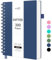 RETTACY Notizbuch A5 Gepunktetes, Bullet Dot Journal, Spiral-Notizbücher 300 Blatt/150 Seiten zum Schreiben, 100gsm, PVC Hardcover, für Frauen Männer Arbeit Büro Schule, 14.5 x 21cm - Marineblau