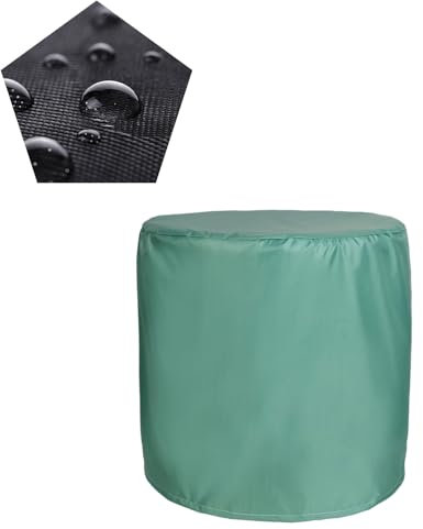 ATYUJKB 420D Housse Mobilier Jardin Imperméable 50x50cm, Ronde Housse Protection Table Jardin, Oxford Tissu Extérieure Bâche, Grand Protection Bache Table de Jardin