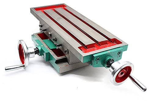 XY Kreuztisch Frästisch, Multifunktions Fräsmaschinentisch Koordinatentisch für alle Bohrtische Bohrmaschinen Fräsmaschinen 450 * 170mm