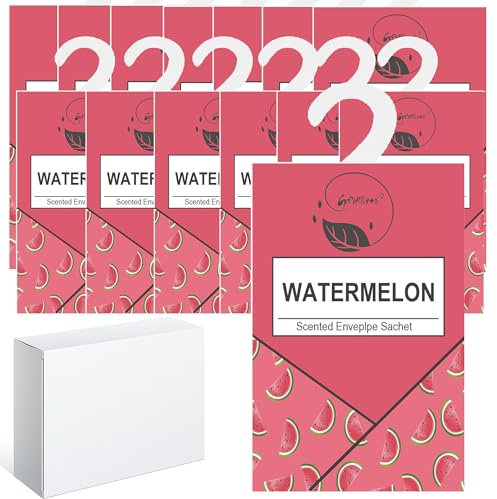 14pcs Wäscheduft Schrank, Duftsäckchen Kleiderschrank Dufterfrischer, Schrankduft Frische, Duftbeutel Kleiderschrank Duft Hanging Beutel, Schrankdeo Natürlichen Geruch Sachet, Duftsachet (14Wmelone)