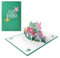 scicent Geburtstagskarte Pop Up Geburtstag Karten mit Umschlag 3D Schmetterlinge auf Blumen Grußkarten Geburtstagskarten Frau (Karte Danke, Geldgeschenk, Jahrestag) - 20704