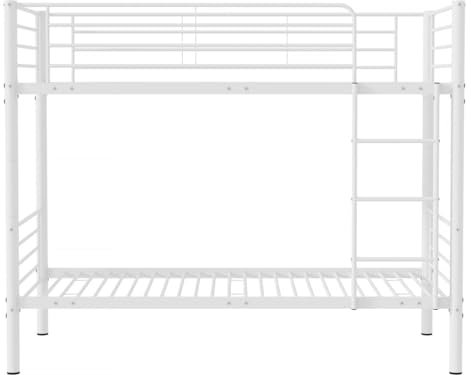 Habitat et Jardin Lit superposé Adam - 90 x 190 cm - Métal - Blanc