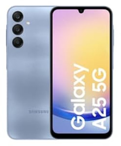 Samsung Galaxy A25 5G, Smartphone Android 14, Display Super AMOLED 6.5 FHD+, 6GB RAM, 128GB, memoria interna espandibile fino a 1TB, Batteria 5.000 mAh, Blue [Versione Italiana] (Ricondizionato)