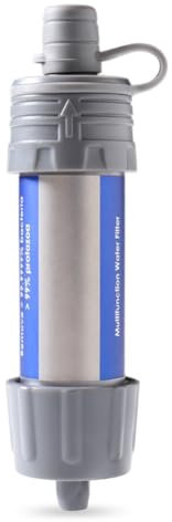 Grendly Filtro acqua per esterni, cannuccia, di filtrazione 'acqua, depuratore d'acqua potabile, strumenti di sopravvivenza da