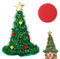 Weihnachtsbaum Hut,Grüner Filzhut Mit Goldenem Stern,Pailletten Weihnachtsbaum Hut,Hut Weihnachtsbaum Für Unisex,Weihnachtsbaum Hut Grüner Filzhut,Weihnachtsbaum Hut Für Weihnachten,1 Stück