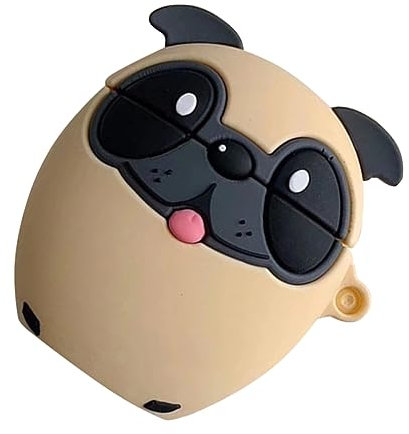 DOITOOL Custodia Per Cane Dei Cartoni Animati Custodia Per Auricolari Guscio Protettivo Per Auricolari in Silicone Elegante E