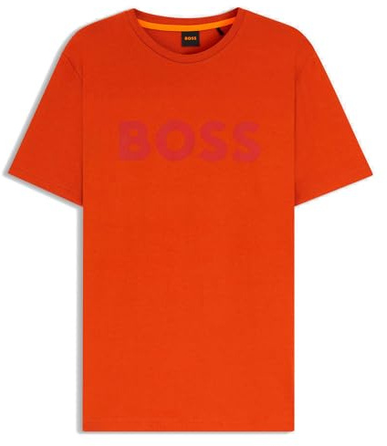 BOSS Men's Thinking 1 T-Shirt, 842open Orange, 3XL