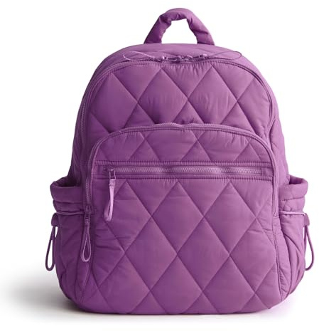 Vera Bradley Damen Federleichter Bancroft-Rucksack, Iris Orchid, Einheitsgröße