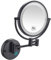 ZXXDSMYF Makeup Mirror Wall Mount with 5X Magnification, Round Makeup Mirror 360 Rotation Double-Sided Makeup Mirror, USB Rechargeable
