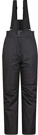 Mountain Warehouse Moon II Womens Ski Pants - Thermal Tested -20 °C Snowproof Trousers with Detachable Braces & Microfibre Insulation - Winter Skiing & Sports