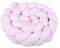 babybay Baby Kuschelschlange (Made in EU) - Kuschelschnecke in vielen Farben und Größen, Nackenrolle, Kopfschutz für Wickeltisch (rosé, 180cm)