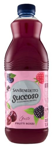 Succoso FRUTTI ROSSI gusto di Lampone, Amarena, Mirtillo, Mora, Limone ecc., Formato Batik, Succo di Frutta 1,5L (2025)