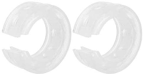 HANABASS 2 Stück Auto Stoßdämpfer Gummi Puffer Feder Stoßstange Transparent Fahrzeug Dämpfung Schutz Puffer zur Vibrations Geräuschreduzierung bei Unebenen Straßen