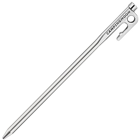Tarp Pegs Camping Stakes Nail Garden Peg Fixed for Pitching Tent Canopies Stainless Steel Heavy Duty for Tarp Heavy Duty Nail for Pitching Canopies