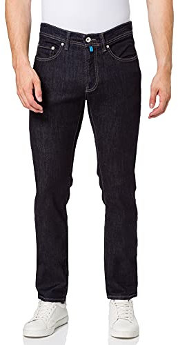 Pierre Cardin Herren Jeans Lyon | Männer Hose | Tapered Fit | Blue/Black Stonewash Washed | Blue/Black Stonewash 8007 6801 | 34W - 36L