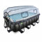 EXIT Toys Black Leather Pool mit Abdeckung - 400x200x122cm - Großer, Rechteckiger Rahmenpool mit Sandfilterpumpe und Poolleiter - Extra Tief - Für Sauberes und Warmes Poolwasser - Schwarz