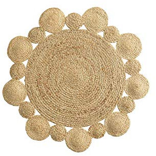 Douceur d'Intérieur Runder Teppich, Mehrfarbig, 90 cm