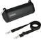 Khanka Silikonhülle für Sonos Roam 2/Roam/Roam SL Portable Wireless Speaker, mit Schultergurt und Karabiner (Schwarz)