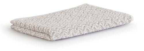 Möve Brooklyn Fischgrat Gästetuch 50 x 30 cm aus 85% Baumwolle / 10% Viskose / 5% Leinen, Nature/Cashmere