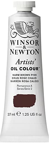 Winsor & Newton Artists' Oil Paint, 37ml Tube, Warm Brown Pink