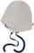loud + proud Unisex Kinder Lt1 Fleece, GOTS Zertifiziert Beanie-Mütze, Silver, 42-44 EU