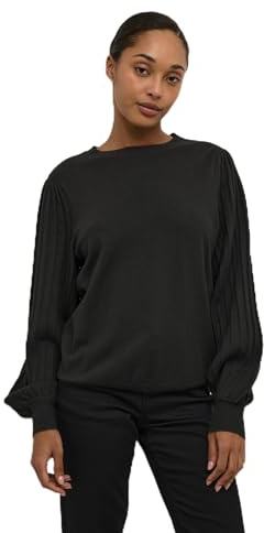 KAFFE Damen Strickpullover KAlone Strickpullover Damen Elegant Rundhals Mode Pullover Casual Winterpullover Gestrickter Lange Ärmel