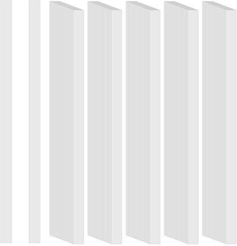 400 Stück Parfüm-Papier-Teststreifen, Einweg-Parfüm-Teststreifen, weiß, für Düfte, Düfte, ätherische Öle, Aromatherapie-Tests (Flachkopf)