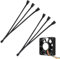 Computadora Ventilador Divisor, 2 Piezas Cable De Ventilador De Computadora, 4 Pines 1 a 3 Vías