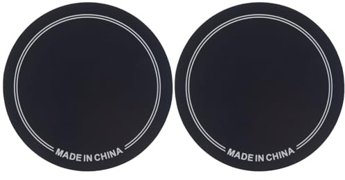 Hattba 2 Stück Pedal Drum Patches Skin Ersatz Selbstklebende Drumhead Patches Protector für Bass Durm Parts