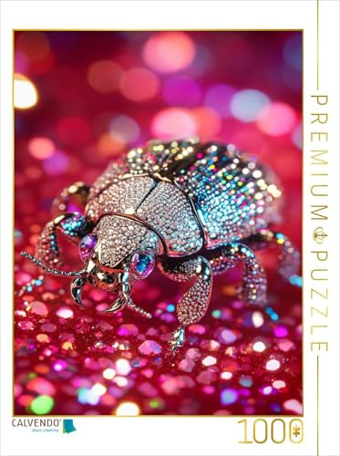 CALVENDO Puzzle Käfer-Rubin Edelstein Insekt | 1000 Teile Lege-Größe 64 x 48 cm Foto-Puzzle für glückliche Stunden