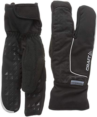 Craft Siberische Handschuhe 3 Finger Langlaufski Unisex Erwachsene, Schwarz, FR: 2XL (Größe Hersteller: 12 XXL)